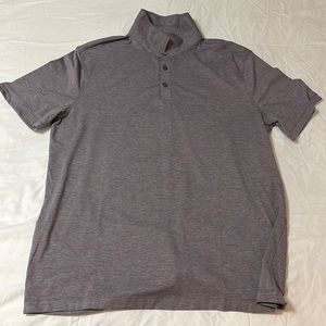 Lululemon light purple men’s M polo short-sleeve shirt
